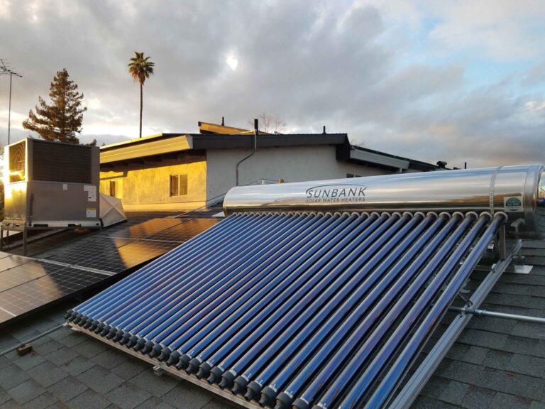 Sunbank-SB-80G-Solar-Water-Heater-at-Sunset-scaled